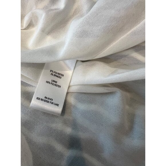 Just Taylor Women's Grey & White Sleeveless Dress - Picture 9 of 9